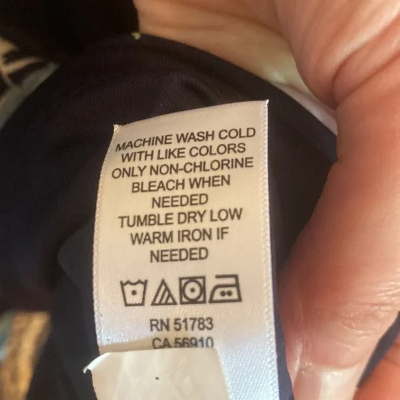 Maurices Floral Mini Dress - Blue and Green boho trumpet sleeves navy sage XL - Picture 14 of 16